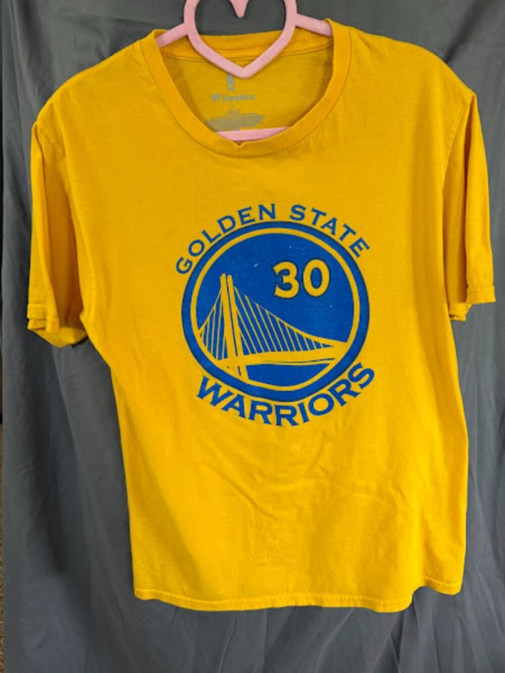 Fanatics Golden State Warriors 30 Stephen Curry T-Shirt Size Small